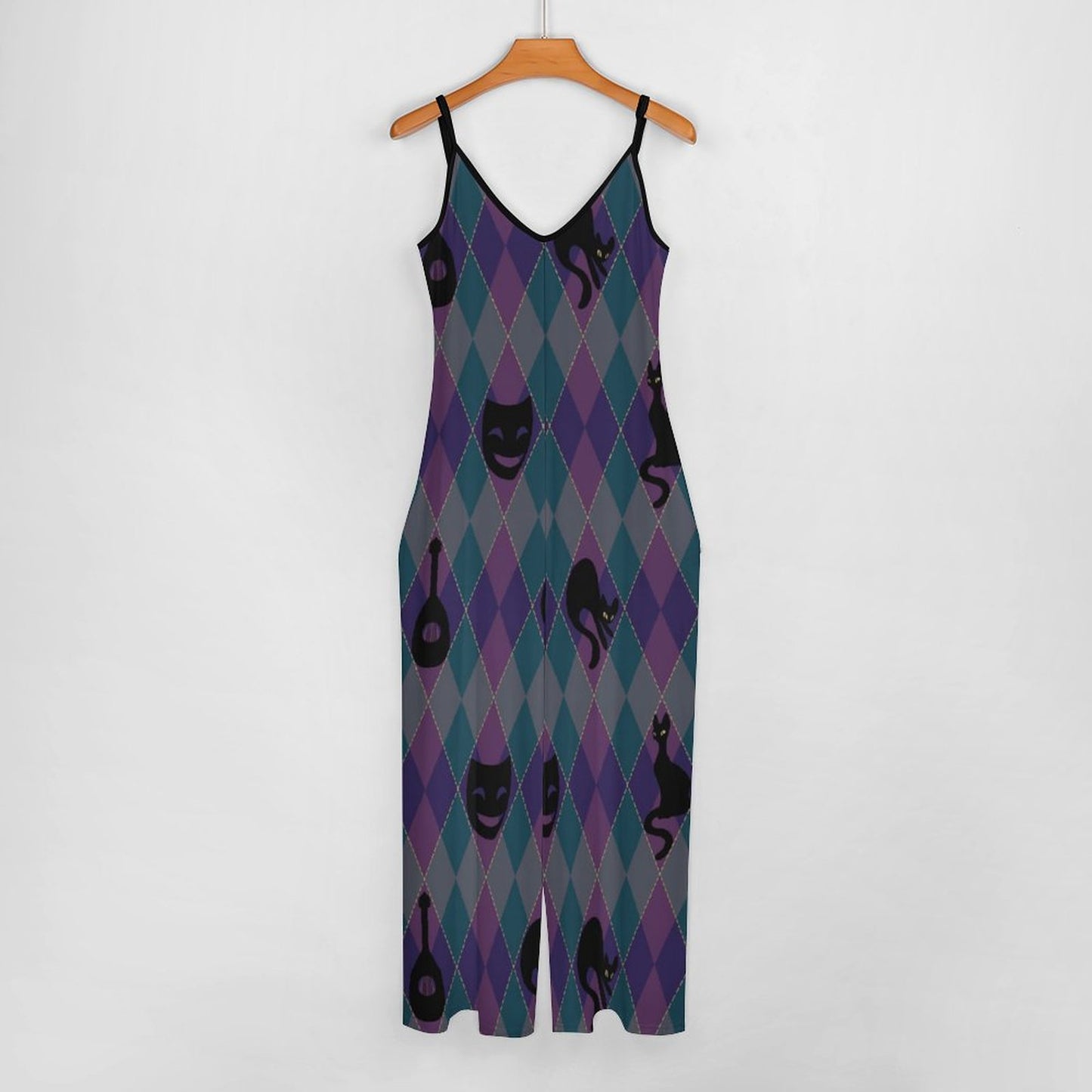 Catty Troubadour Suspender Jumpsuit LTY007 (All-Over Printing)