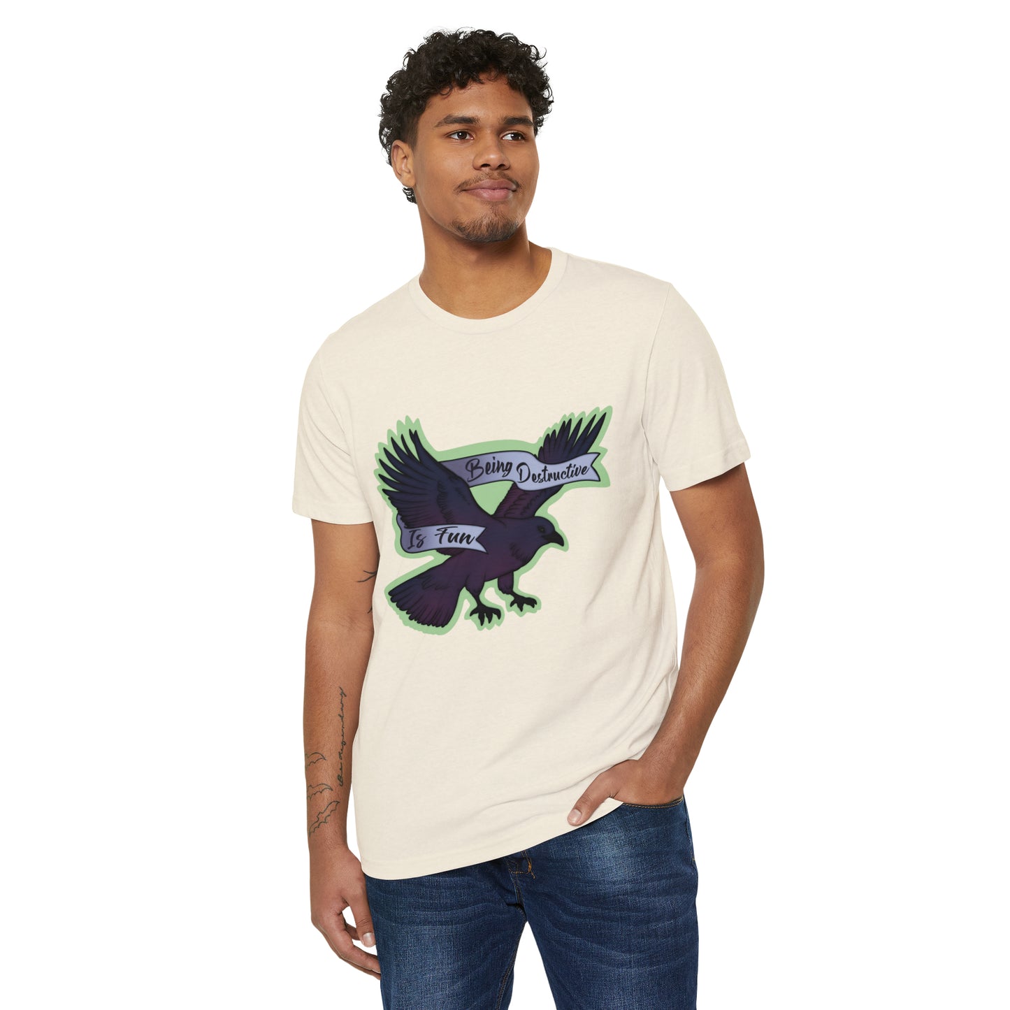 Being Desructive Is Fun Recycled Organic T-Shirt