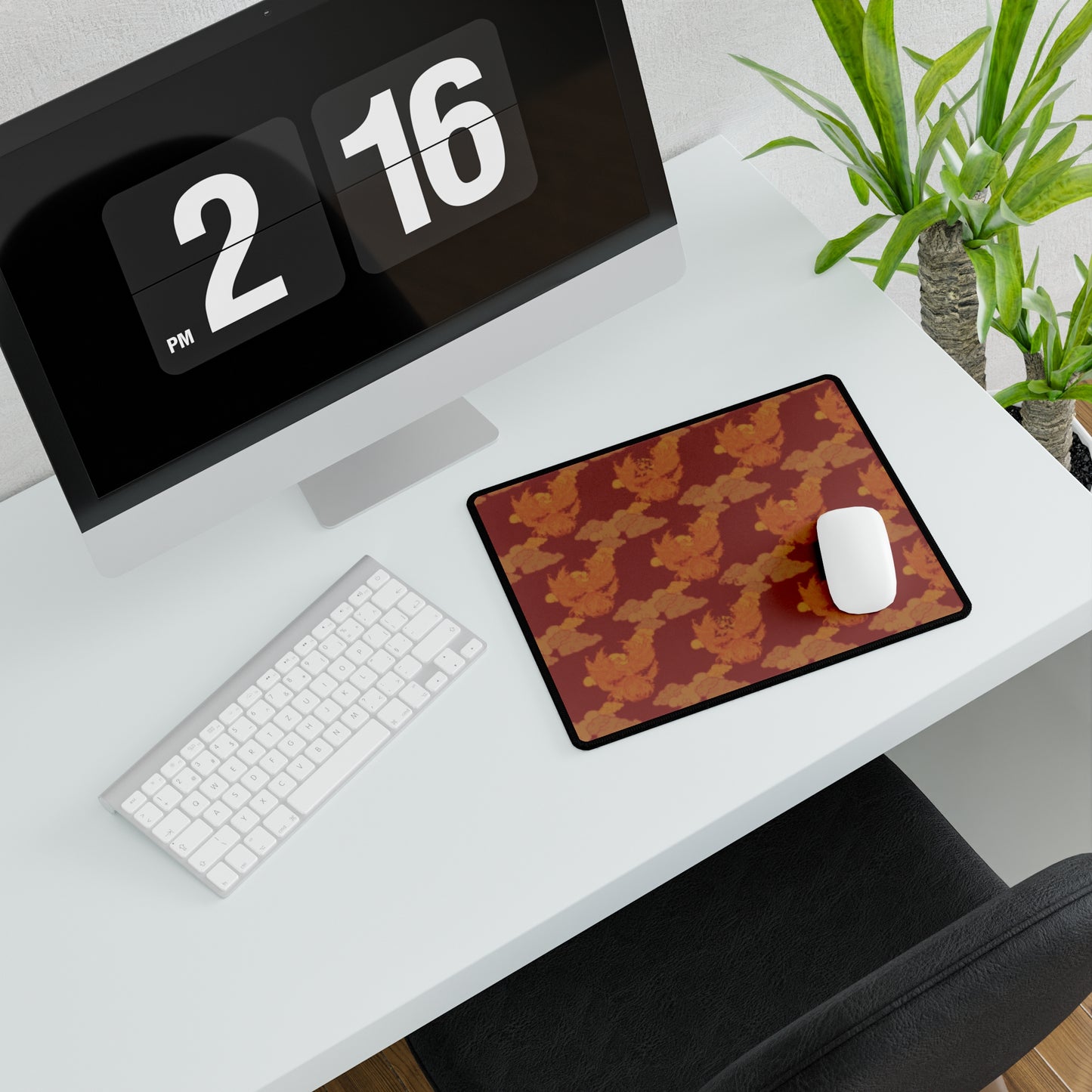 Red Phoenix Desk Mat