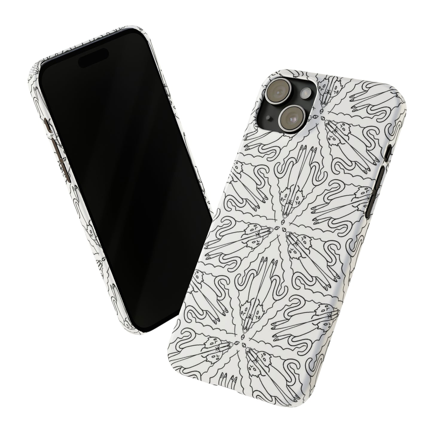 Catch the Cat Slim Phone Cases