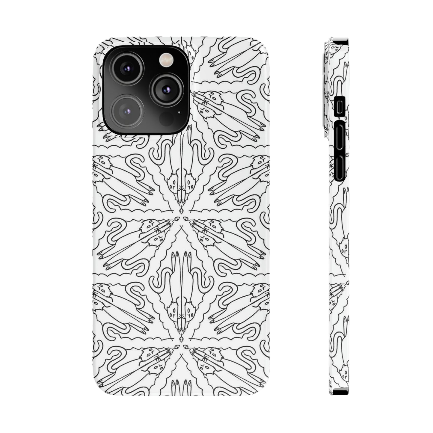 Catch the Cat Slim Phone Cases