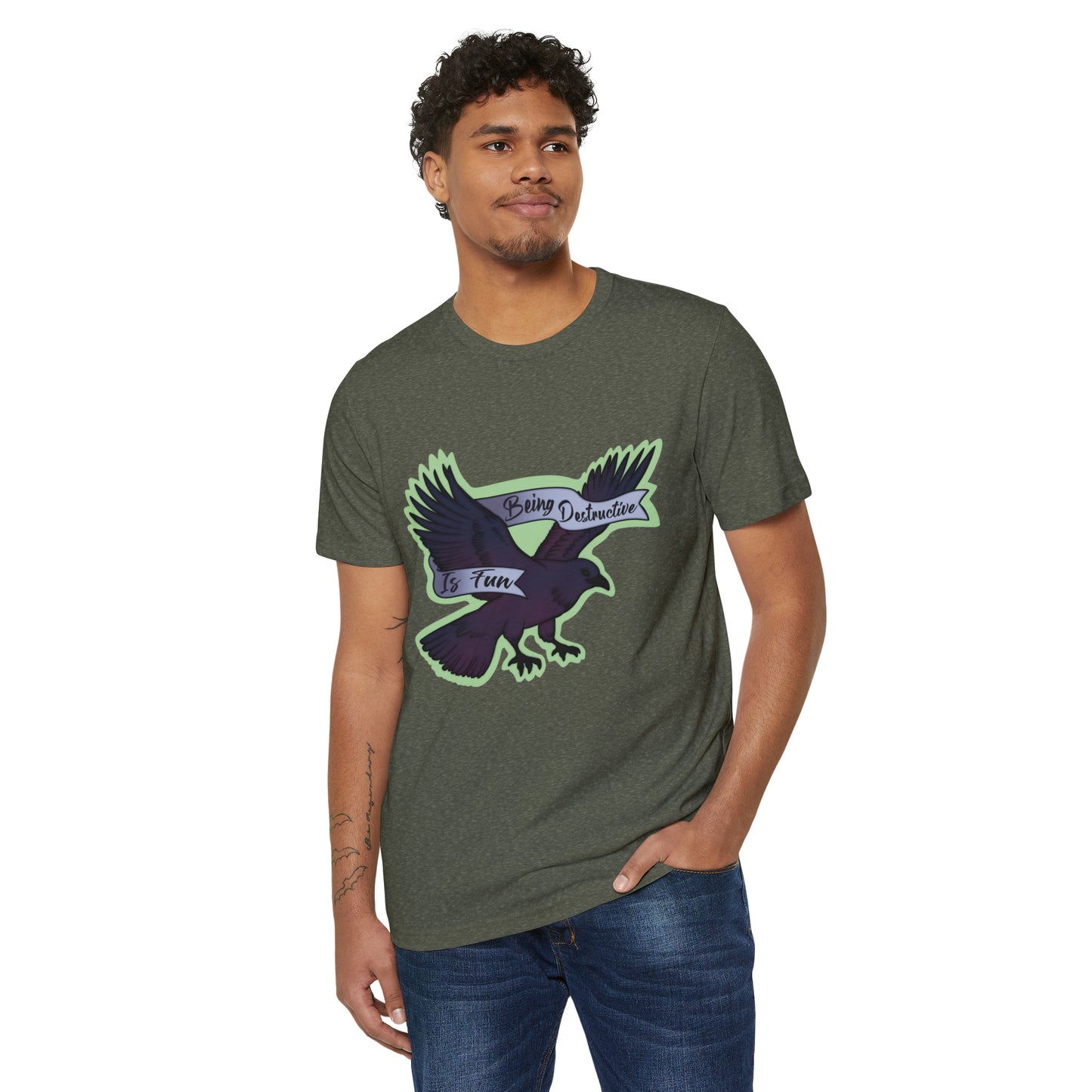 Being Desructive Is Fun Recycled Organic T-Shirt