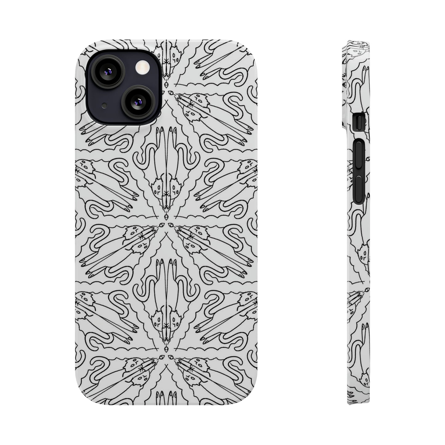 Catch the Cat Slim Phone Cases