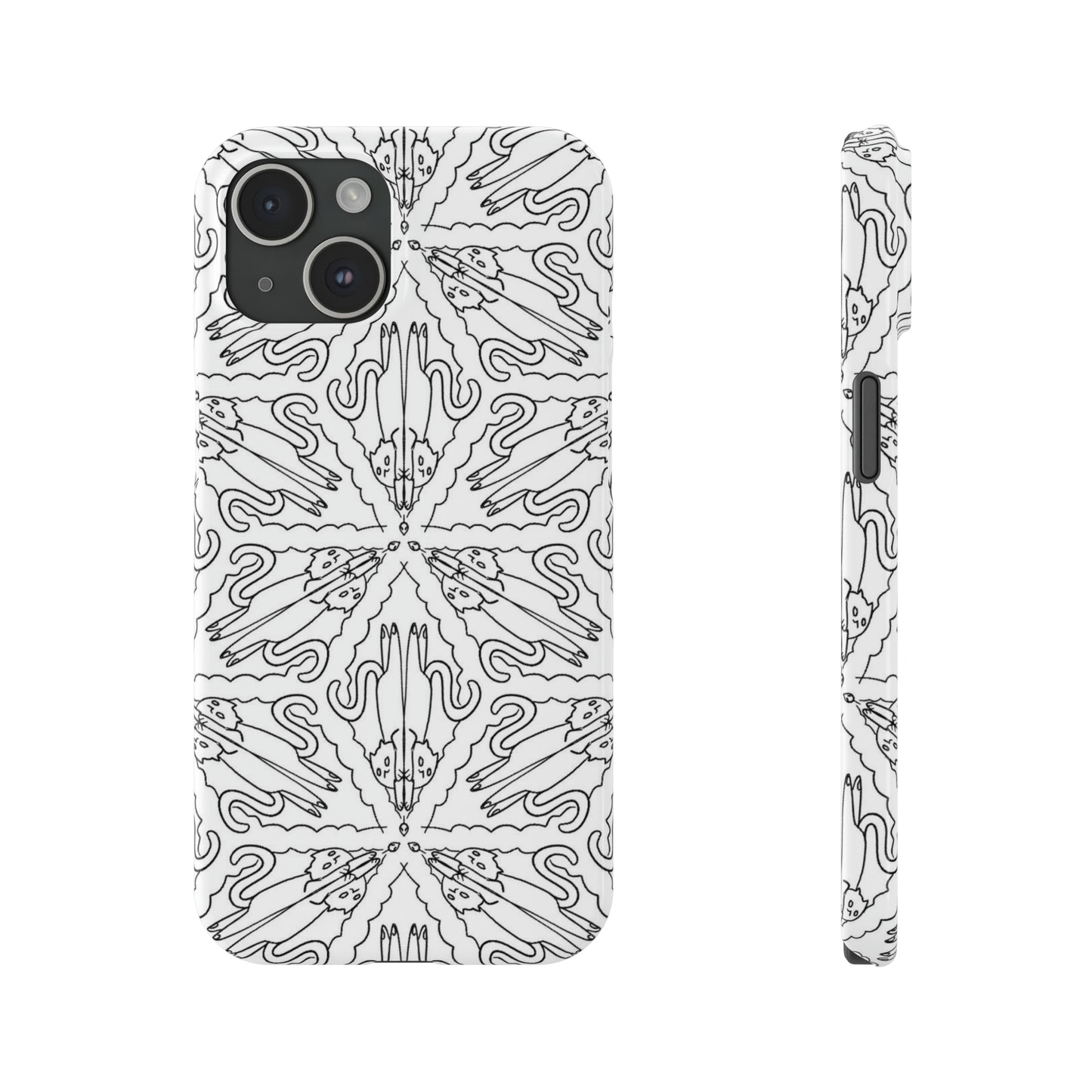 Catch the Cat Slim Phone Cases