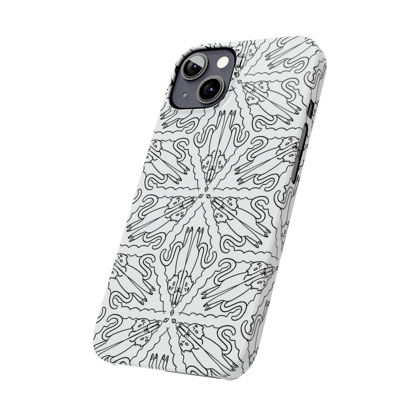 Catch the Cat Slim Phone Cases