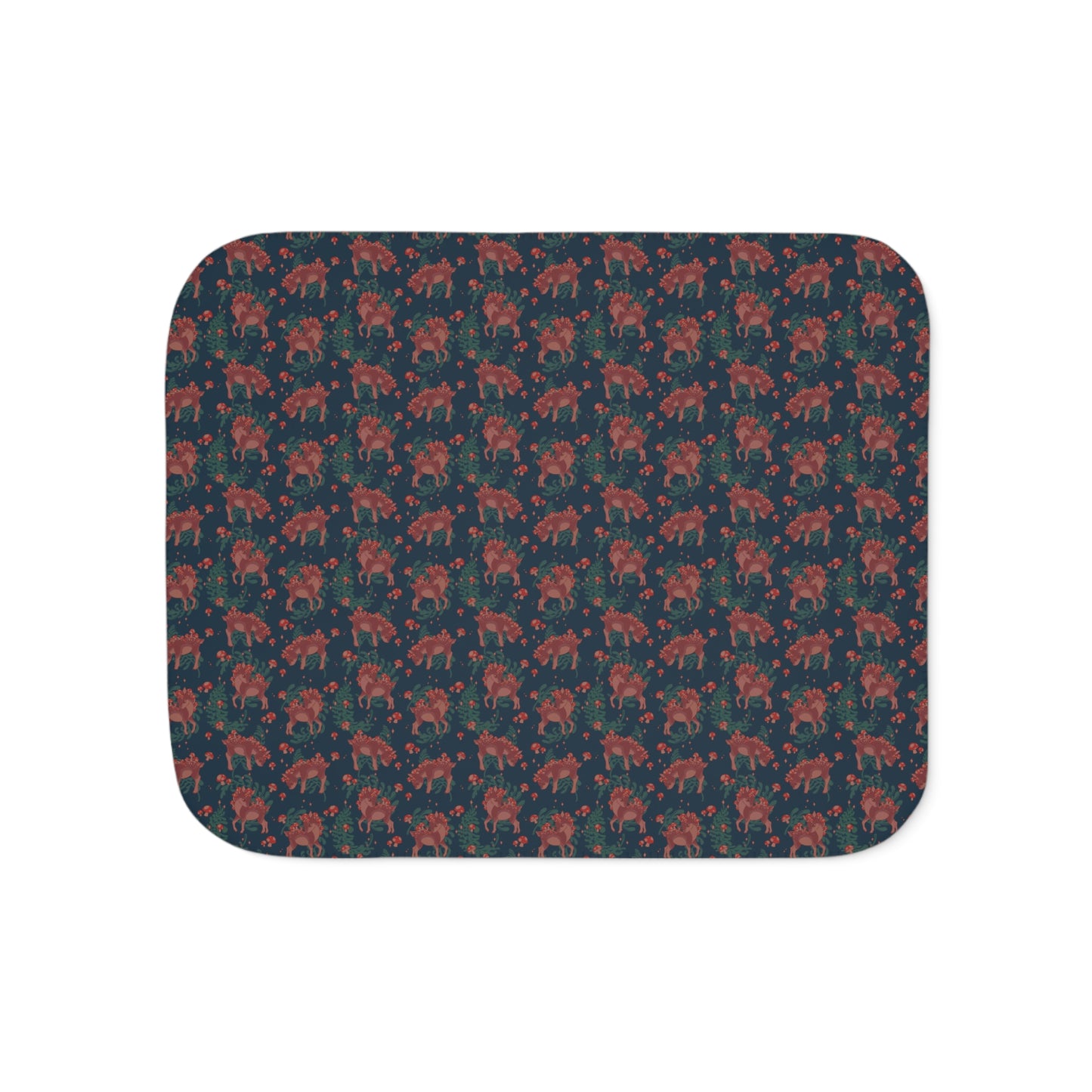 Mushy Deer Sherpa Blanket