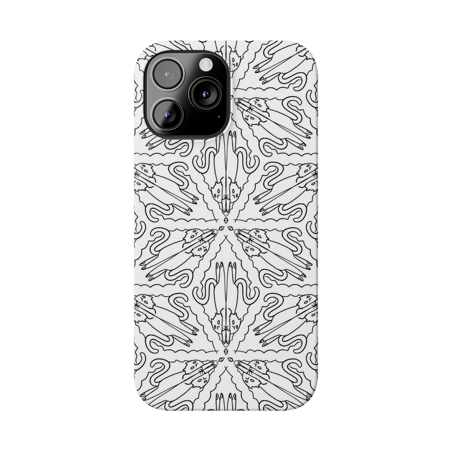 Catch the Cat Slim Phone Cases
