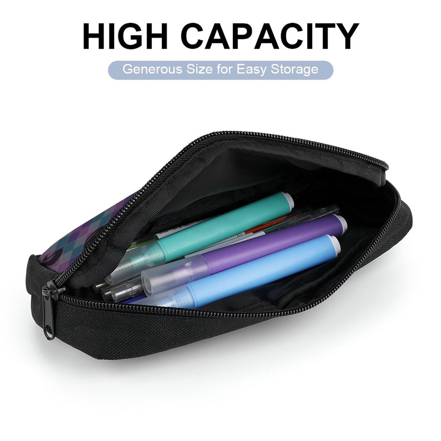Catty Troubadour Zipper Pencil Case