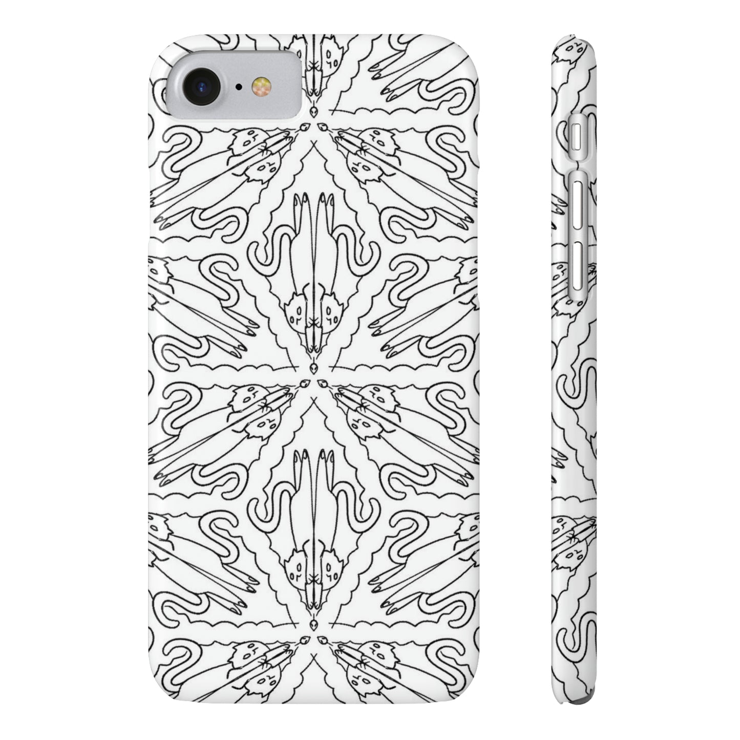 Catch the Cat Slim Phone Cases