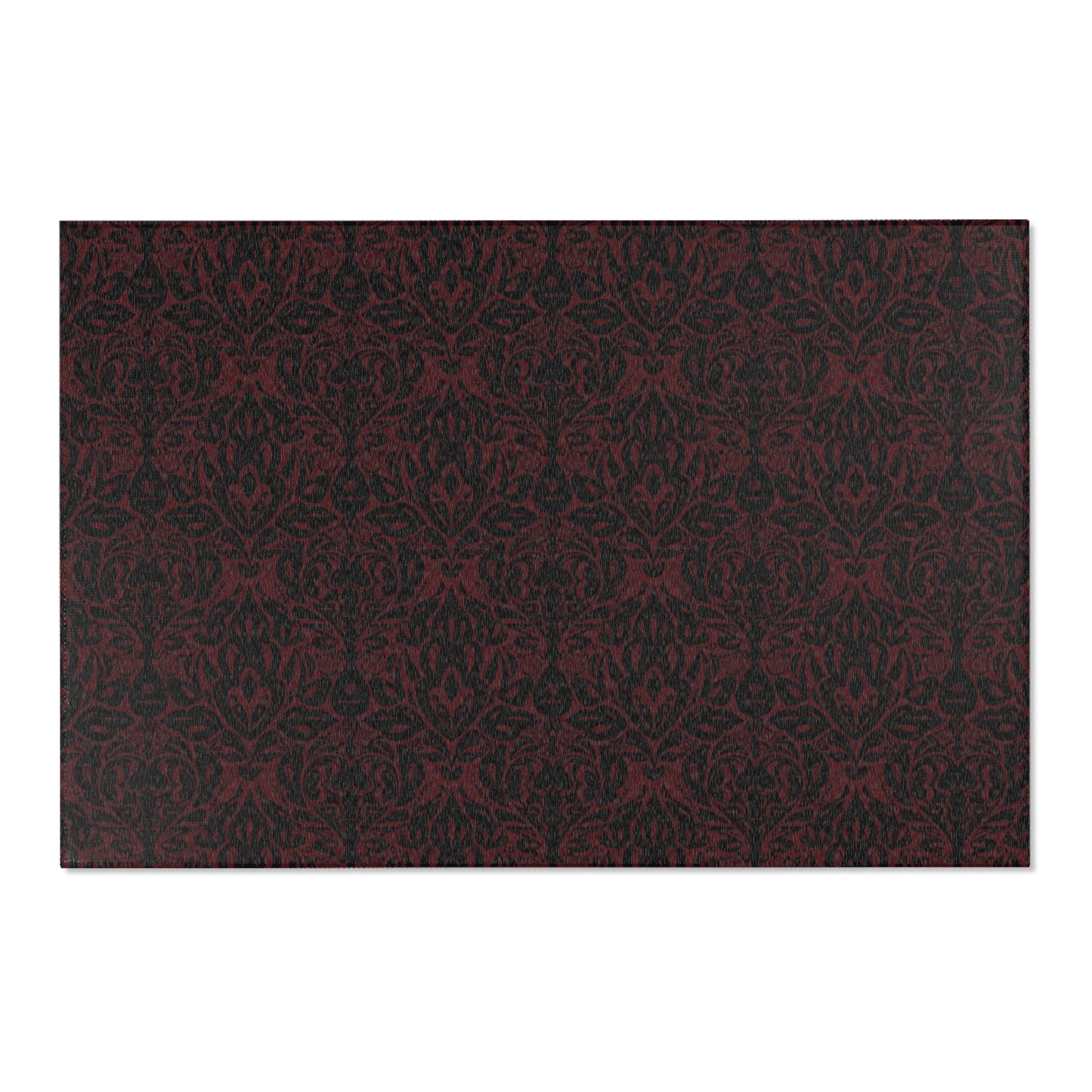 Dark Red Bard Area Rugs