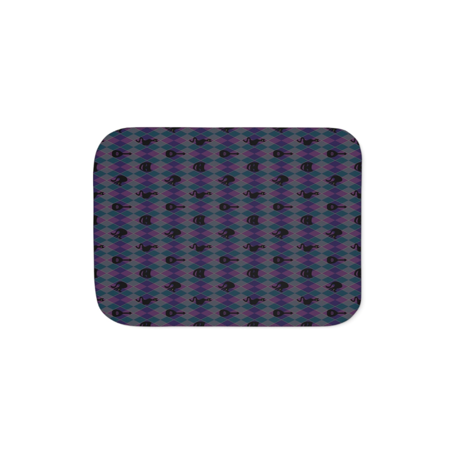 Catty Troubador Sherpa Blanket