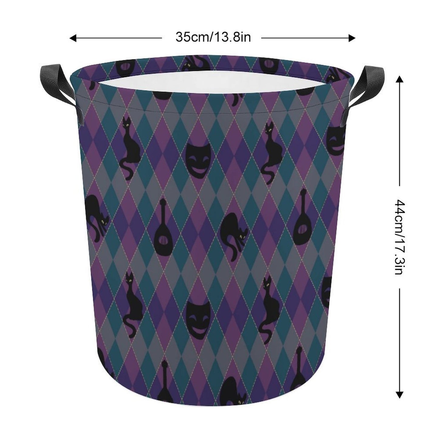 Catty Troubadour Collapsible Laundry Basket