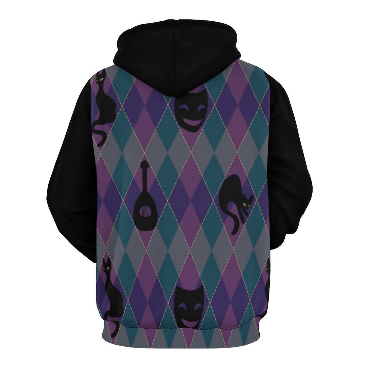 Catty Troubadour 230gsm Printed Hoodie for Men (All-Over Printing)