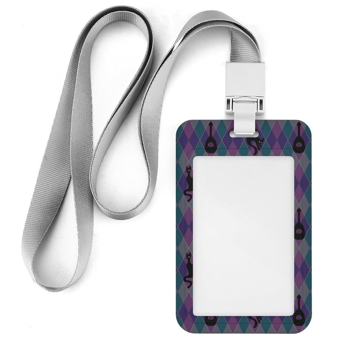 Catty Troubadour Vertical ID Badge Holder