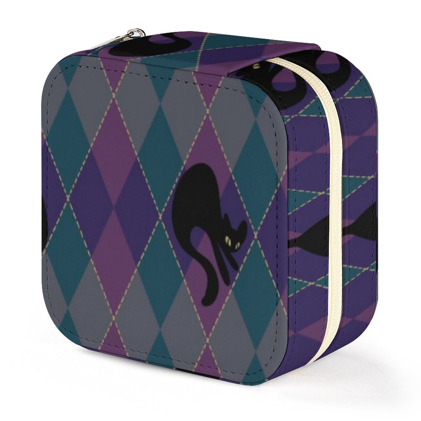 Catty Troubadour Box Organizer for Jewelry (All-Over Printing)