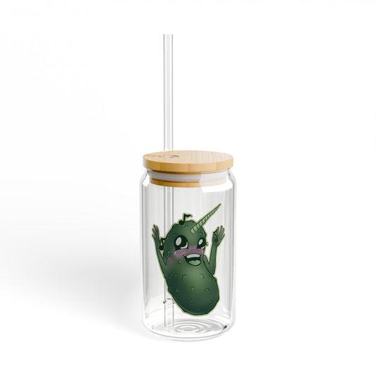 Picklecorn Sipper Glass, 16oz