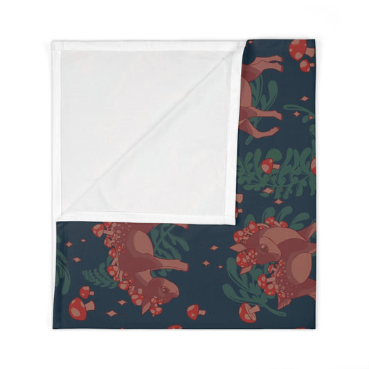 Mushy Deer Baby Jersey Poly Swaddle