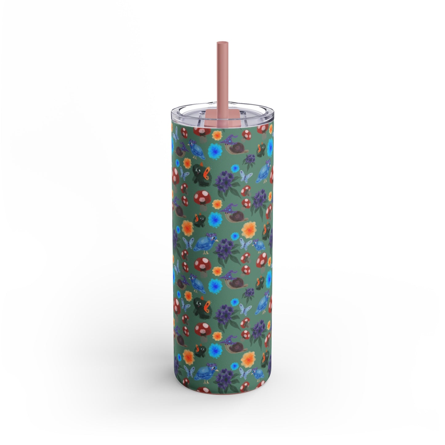Garden Friends Maars Maker Skinny Matte Tumbler, 20oz
