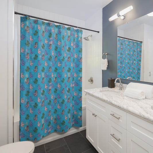 Bathtub of Monsters Shower Curtains