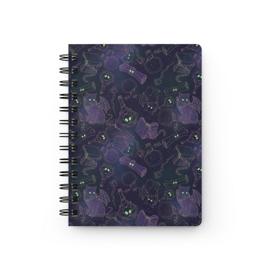 Warlock Spiral Bound Lined Notebook