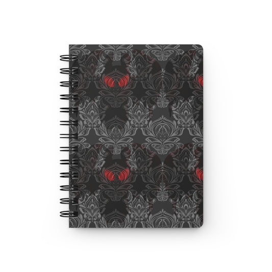 Mothman Spiral Bound Lined Notebook