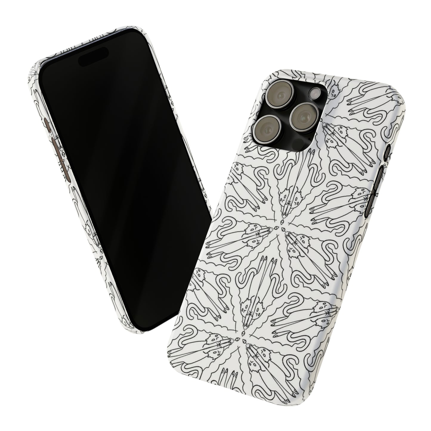 Catch the Cat Slim Phone Cases