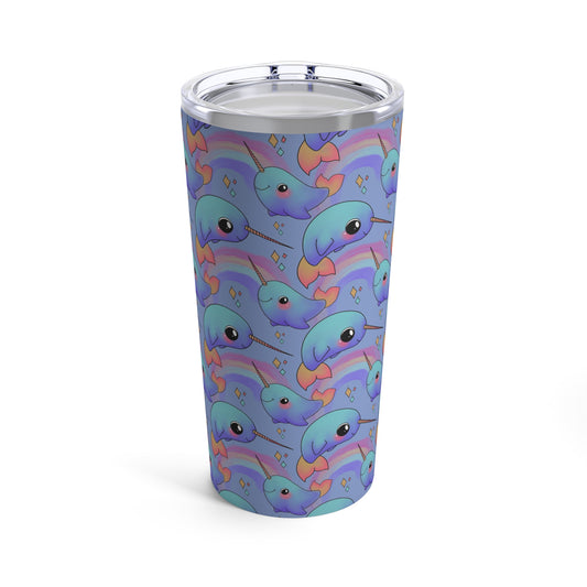 Rainbow Narwhal (Uncommon) Tumbler 20oz