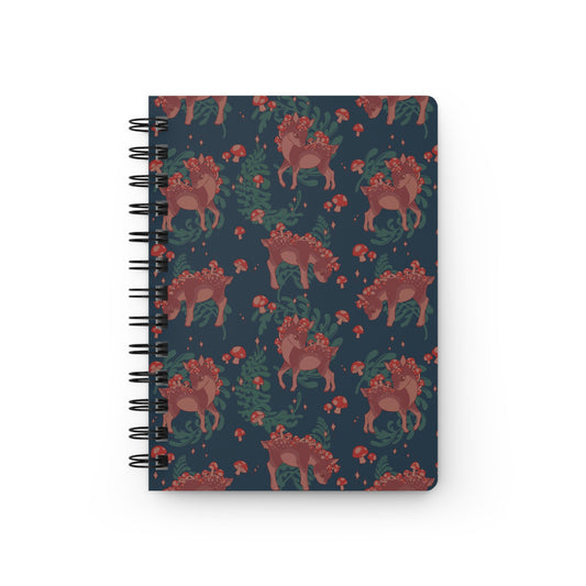 Mushy Deer Spiral Bound Lined Notebook
