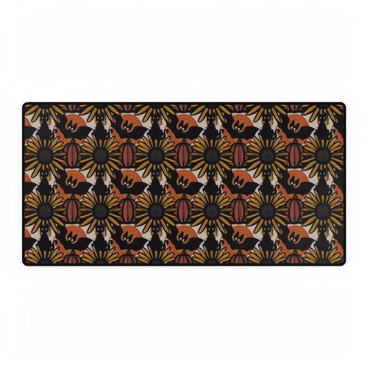 Sunflower Shadows Desk Mat