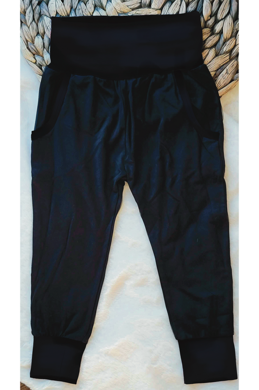 Solid Black Joggers