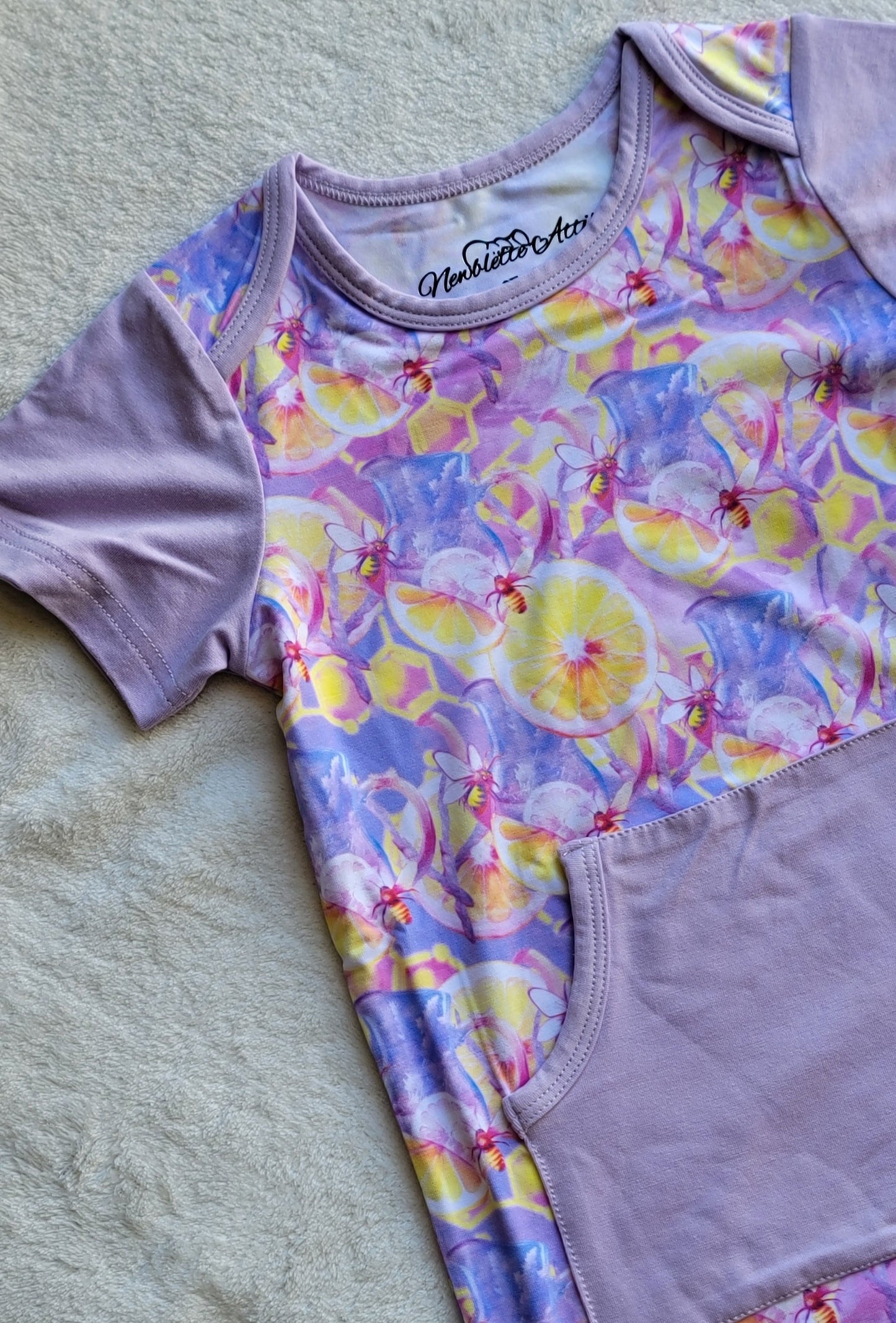 Lavender Tea Bees (Rare) Bodysuit