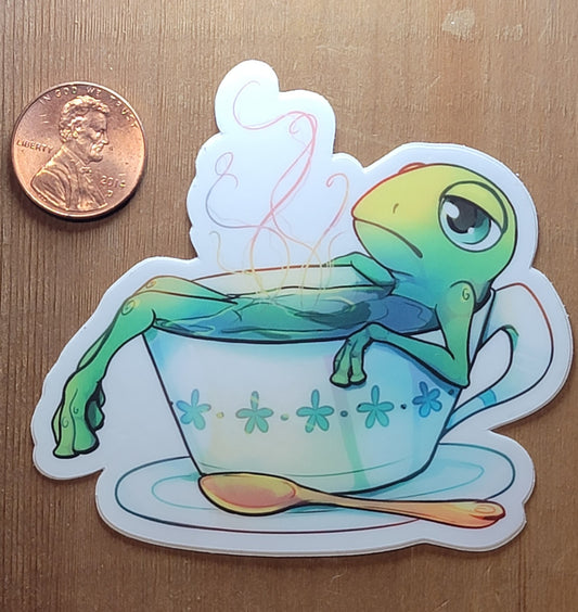 A Tea Bath Sticker