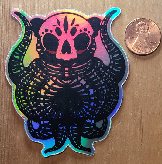 Deep Sea Holographic Skellyblob Sticker