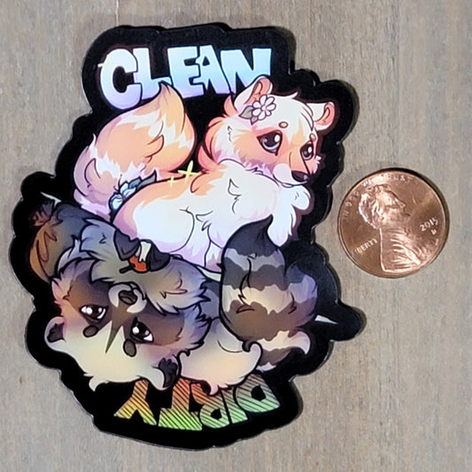 Raccoon Dishwasher Magnet